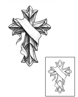 Banner Tattoo Religious & Spiritual tattoo | DWF-00001