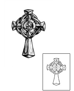 Cross Tattoo Religious & Spiritual tattoo | DWF-00003