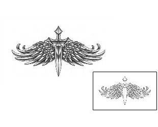 Heavenly Tattoo Specific Body Parts tattoo | DWF-00022