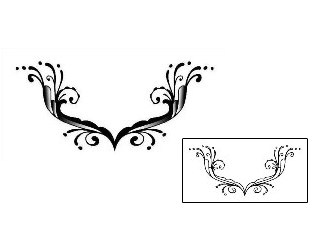 Lower Back Tattoo Specific Body Parts tattoo | DWF-00085