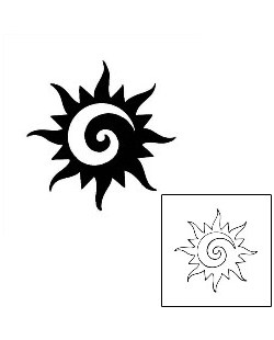 Sun Tattoo Tattoo Styles tattoo | DWF-00119