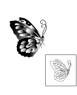 Butterfly Tattoo Insects tattoo | DWF-00122