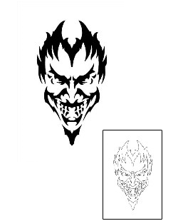 Scary Tattoo Tattoo Styles tattoo | DWF-00132