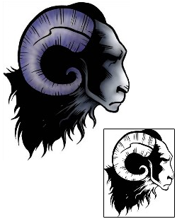 Aries Tattoo Zodiac tattoo | DXF-00011