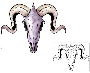 Aries Tattoo Horror tattoo | DXF-00015