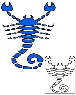 Scorpio Tattoo Zodiac tattoo | DXF-00091