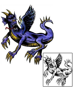 Dragon Tattoo Mythology tattoo | DXF-00117