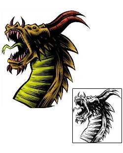 Dragon Tattoo Mythology tattoo | DXF-00118