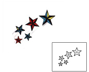 Nautical Star Tattoo Tattoo Styles tattoo | DZF-00036