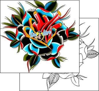 Flower Tattoo plant-life-flowers-tattoos-dustin-golden-dzf-00046