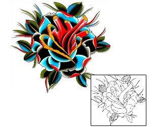 Rose Tattoo Tattoo Styles tattoo | DZF-00046