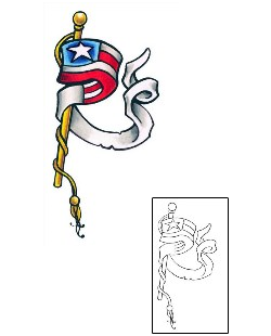 Patriotic Tattoo Patronage tattoo | E1F-00007