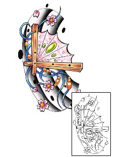 Cherry Blossom Tattoo Plant Life tattoo | E1F-00023