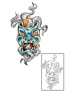 Mask Tattoo Miscellaneous tattoo | E1F-00030