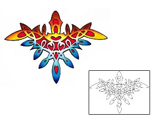 Decorative Tattoo Specific Body Parts tattoo | E1F-00036