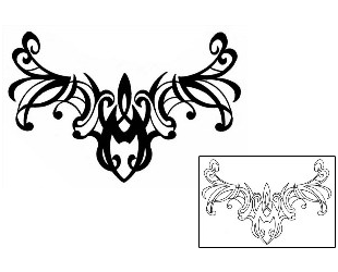 Decorative Tattoo Specific Body Parts tattoo | E1F-00041