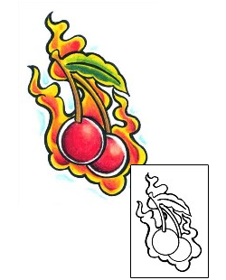 Cherry Tattoo Miscellaneous tattoo | E1F-00044