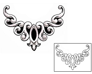 Decorative Tattoo Specific Body Parts tattoo | E1F-00070