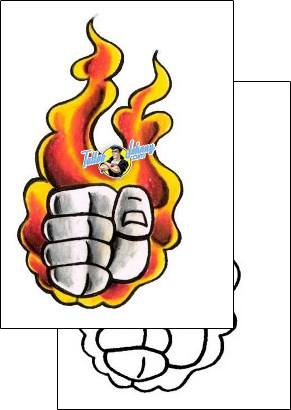 Fire – Flames Tattoo miscellaneous-fire-tattoos-english-jonny-e1f-00078