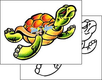 Turtle Tattoo e1f-00116