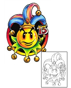 Clown Tattoo Mythology tattoo | E1F-00148