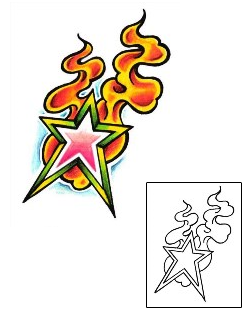 Fire – Flames Tattoo Miscellaneous tattoo | E1F-00149