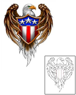 Patriotic Tattoo Animal tattoo | EAF-00010