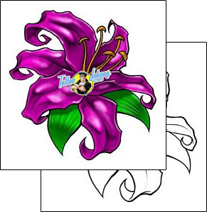 Flower Tattoo lily-tattoos-tennessee-eaf-00030