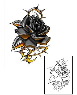 Rose Tattoo Plant Life tattoo | EAF-00032