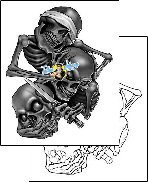 Skeleton Tattoo eaf-00051