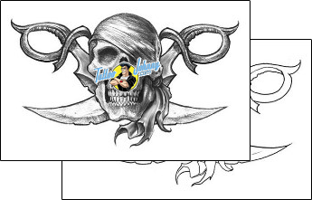 Skull Tattoo eaf-00061
