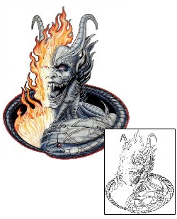 Fire – Flames Tattoo Tattoo Styles tattoo | ECF-00020