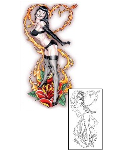 Pin Up Tattoo Tattoo Styles tattoo | ECF-00033