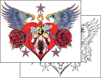Heart Tattoo skull-tattoos-edward-cherniga-ecf-00039