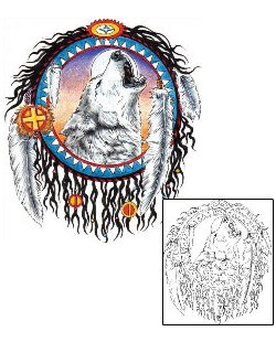 Wolf Tattoo Miscellaneous tattoo | ECF-00049