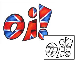 Picture of Over Here British Tattoo