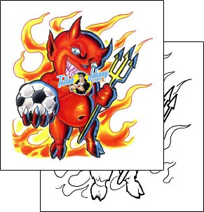 Devil - Demon Tattoo horror-evil-tattoos-eddy-edf-00024