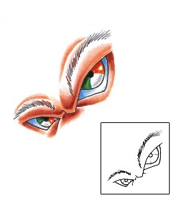 Eye Tattoo Miscellaneous tattoo | EDF-00041