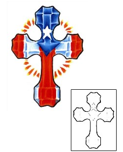 Patriotic Tattoo Religious & Spiritual tattoo | EDF-00049