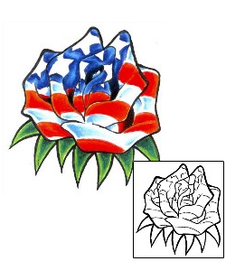 Rose Tattoo Plant Life tattoo | EDF-00067