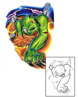 Monster Tattoo Mythology tattoo | EDF-00074