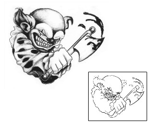 Clown Tattoo Horror tattoo | EDF-00101