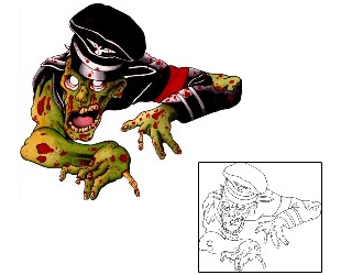 Monster Tattoo Horror tattoo | EFF-00055