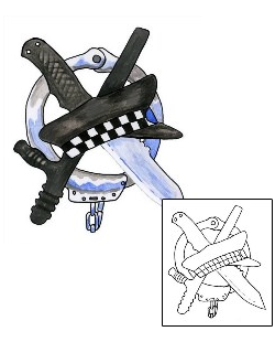 Dagger Tattoo Miscellaneous tattoo | EGF-00046