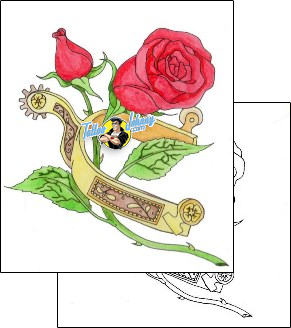 Flower Tattoo flower-tattoos-eve-egf-00052
