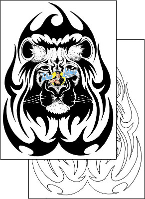 Lion Tattoo animal-lion-tattoos-eve-egf-00071