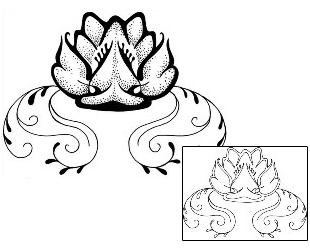 Lotus Tattoo Plant Life tattoo | EGF-00075