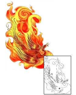 Fire – Flames Tattoo Miscellaneous tattoo | EGF-00100