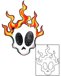 Skull Tattoo Miscellaneous tattoo | EHF-00011