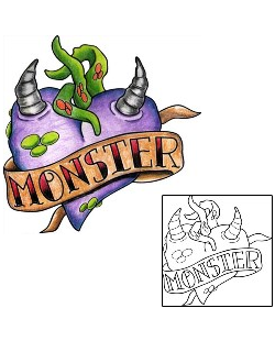 Monster Tattoo Miscellaneous tattoo | EHF-00021